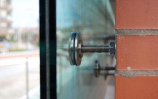 Barandillas de vidrio y aluminio